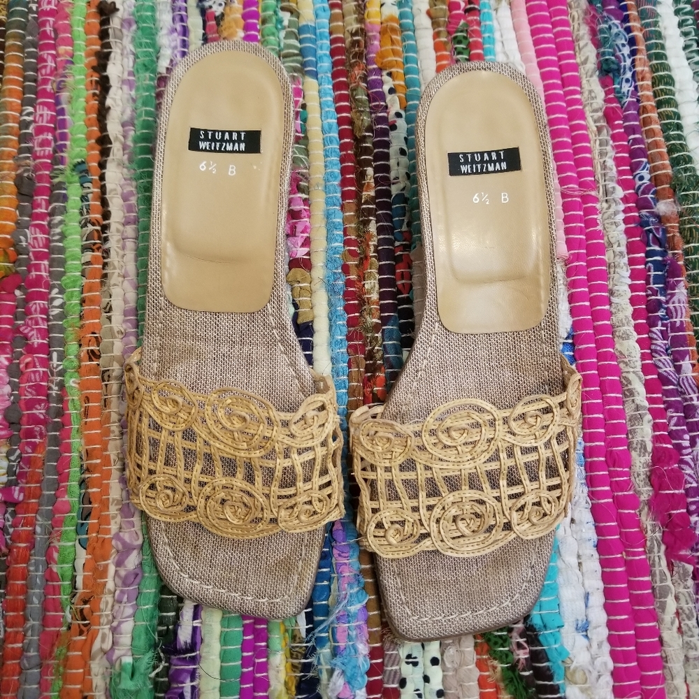Vintage Stuart Weitzman Slide Sandals - image 1